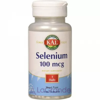 KAL Selenium Yeast Free 100 mcg      