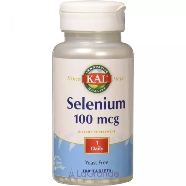 KAL Selenium Yeast Free 100 mcg ����� ��� ������� ��� ���������� ����������