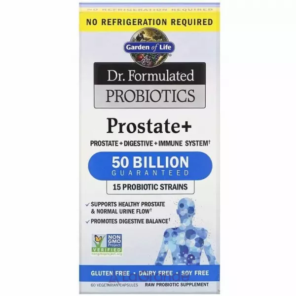Garden of Life Dr. Formulated Probiotics Prostate+ �������� ��� �������� ������'� �������� 50 ���� ���