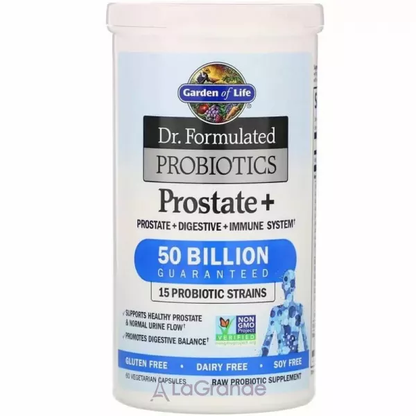 Garden of Life Dr. Formulated Probiotics Prostate+ �������� ��� �������� ������'� �������� 50 ���� ���