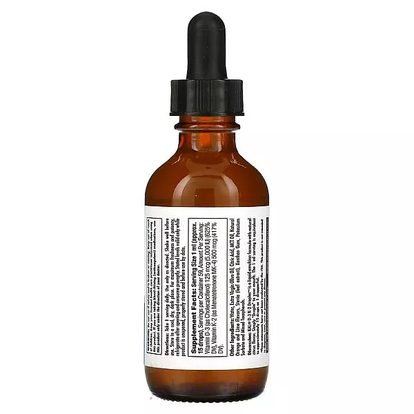 KAL Vitamin D-3 K-2 Drop Ins Natural Citrus Flavor 125mcg/500mcg �������� �3 � K2 � ���������� ������