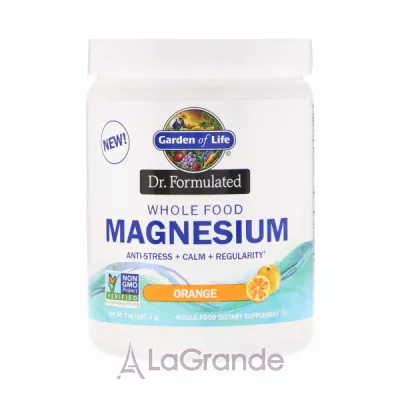 Garden of Life Dr. Formulated Magnesium Powder  ,   