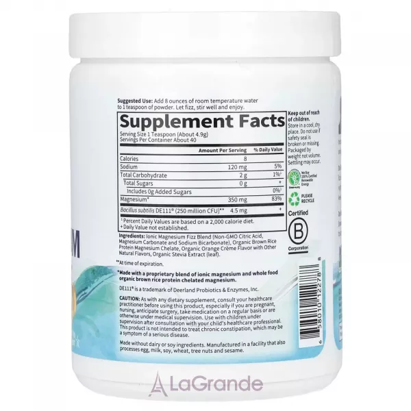 Garden of Life Dr. Formulated Magnesium Powder ������� ������, �� ������ ���������