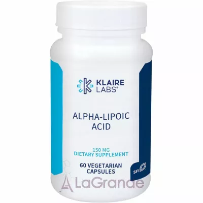 Klaire Labs,  Alpha-Lipoic Acid, 150 mg, 60 capsules -  (Alpha-Lipoic Acid) 150  60 