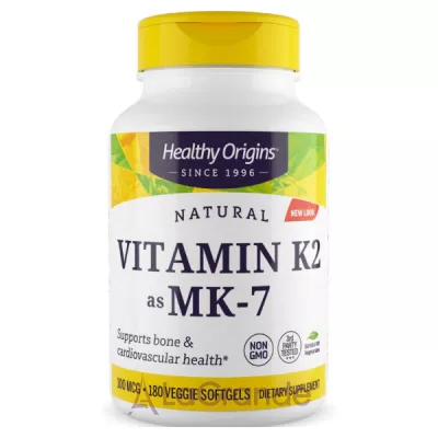 Healthy Origins Vitamin K2 as MK-7 100  mcg  K2   MK7 100   