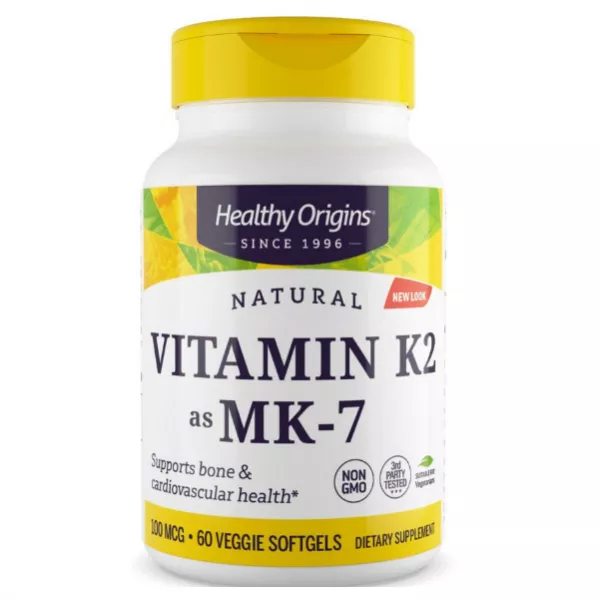 Healthy Origins Vitamin K2 as MK-7 100  mcg ³���� K2 � ���� MK7 100 ��� � ��������