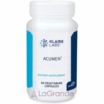 Klaire Labs, Acumen, 60 veg. capsules      ' (Acumen) 60 