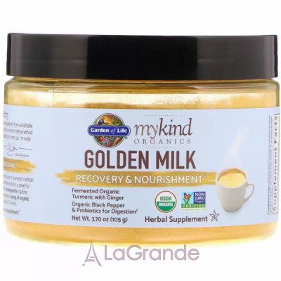 Garden of Life MyKind Organics Golden Milk Recovery & Nourishment  