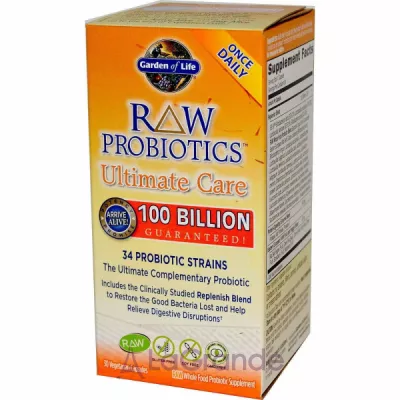 Garden of Life RAW Probiotics Ultimate Care    100  