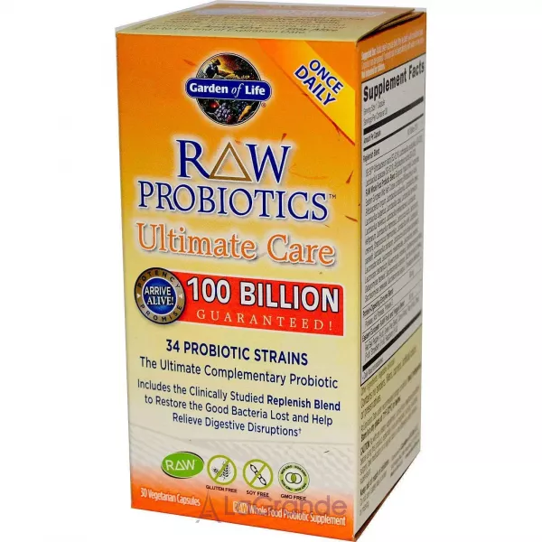 Garden of Life RAW Probiotics Ultimate Care ���������� ��������� ��������� 100 ���� ���