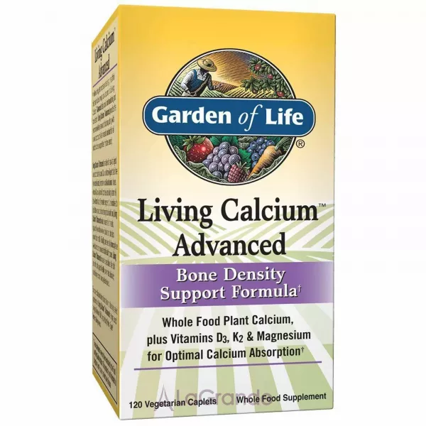 Garden of Life Living Calcium Advanced �������������� ��� �������� ������, ����������� ��������