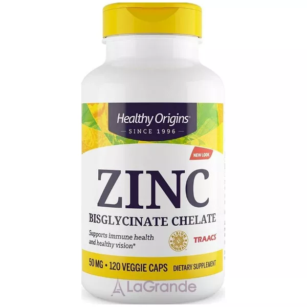 Healthy Origins Zinc Bisglycinate Chelate 50 mg ���� �����������  50 �� � ��������