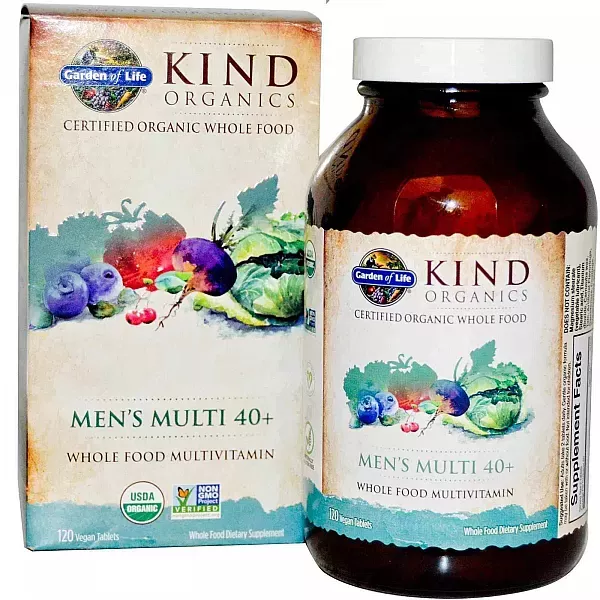 Garden of Life MyKind Organics Men's Multi 40+ ³����� ��� ������� 40+
