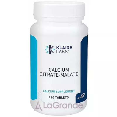 Klaire Labs, Calcium Citrate-Malate, 120 tablets  - (Calcium Citrate-Malate) 250  120 