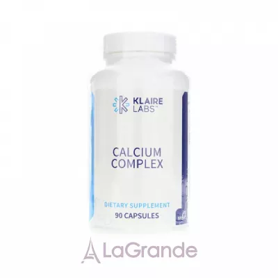 Klaire Labs, Calcium Complex, 200 mg, 90 capsules   (Calcium Complex) 90 