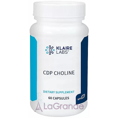 Klaire Labs, Citicoline, CDP Choline, 250 mg, 60 capsules  (CDPCholine) 250  60 