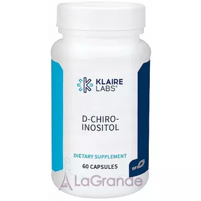 Klaire Labs, D-Chiro-Inositol, 150 , 60 capsules  (D-Chiro-Inositol) 150  60 