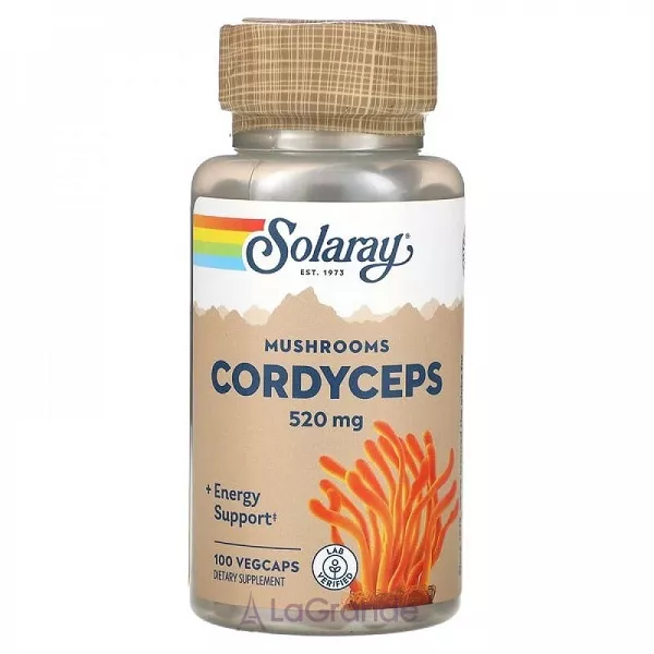 Solaray Cordyceps Mushroom 520mg ����������� ������� � ������ �����������