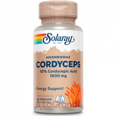 Solaray Cordyceps Mushroom Extract 500mg   