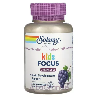 Solaray Kids Focus for children Grape        