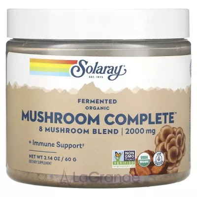 Solaray Organic Fermented Mushroom Complete 2000mg     