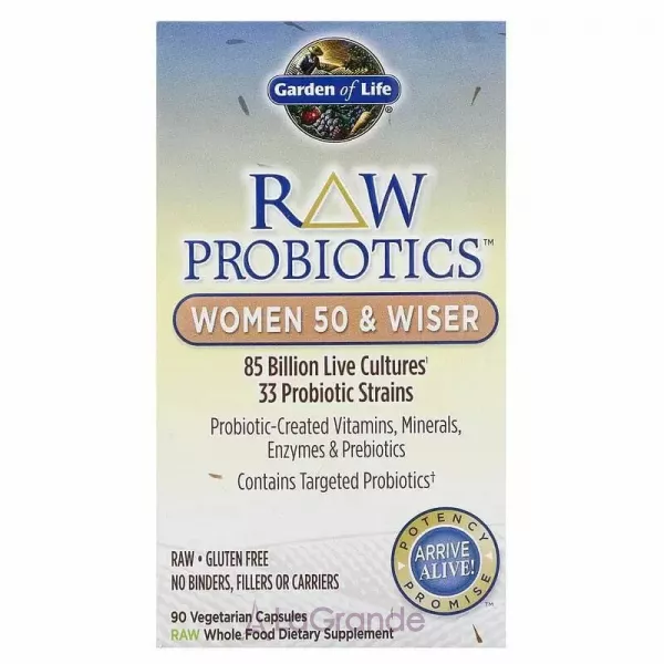 Garden of Life RAW Probiotics Women 50 and Wiser ���������� ��� ������ ������ 50