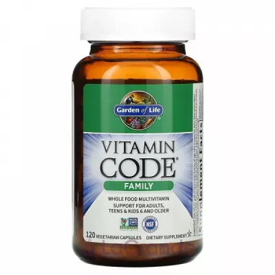 Garden of Life Vitamin Code Family    