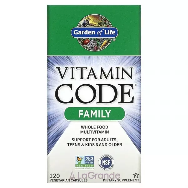 Garden of Life Vitamin Code Family ������������ ��� �񳺿 ������