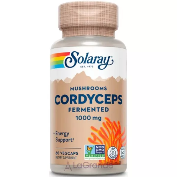 Solaray Org Grown Fermented Cordyceps ĳ������ ������� 