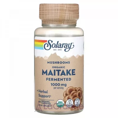 Solaray Organic Fermented Maitake Mushrooms 1000 mg ĳ  