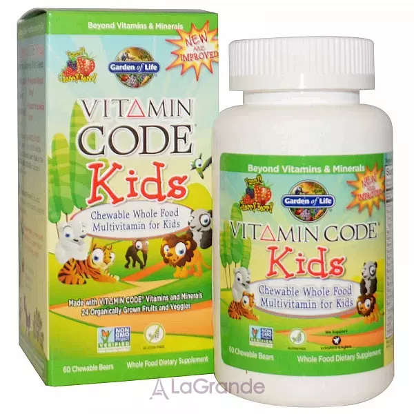 Garden of Life Vitamin Code Kids Cherry Berry �������������� ��� ����� �� ������ �����-�����