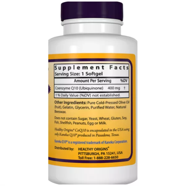Healthy Origins COQ10 400 mg (Kaneka Q10) ������� Q10 400 �� � ����������� ��������