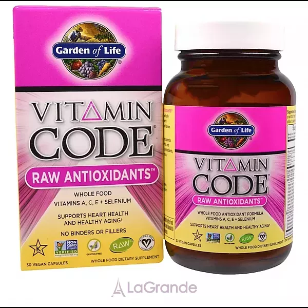 Garden of Life Vitamin Code Raw Antioxidants ����� ��������, �������������