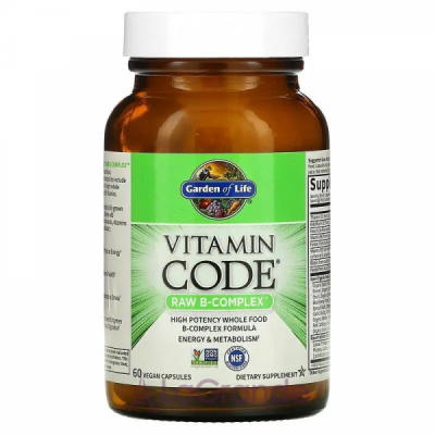 Garden of Life Vitamin Code RAW B-Complex  , B-