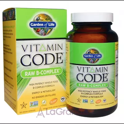 Garden of Life Vitamin Code RAW B-Complex  , B-