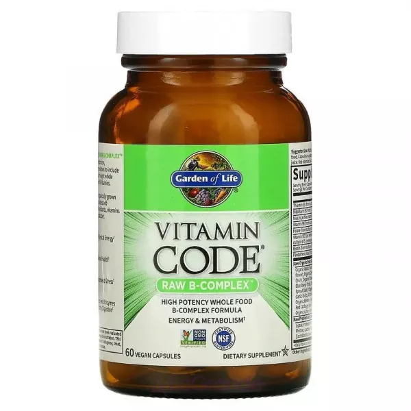 Garden of Life Vitamin Code RAW B-Complex ����� ��������, B-��������