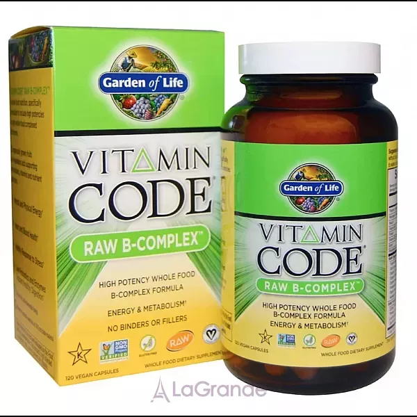 Garden of Life Vitamin Code RAW B-Complex ����� ��������, B-��������