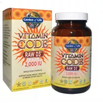 Garden of Life Vitamin Code RAW D3 2000 IU ����������� ������� "������� �3", 2000 ��