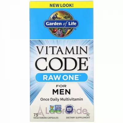 Garden of Life Vitamin Code Raw One for Men    