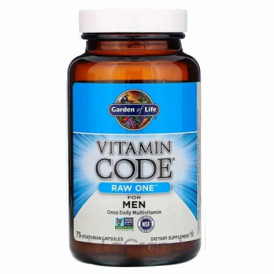 Garden of Life Vitamin Code Raw One for Men    