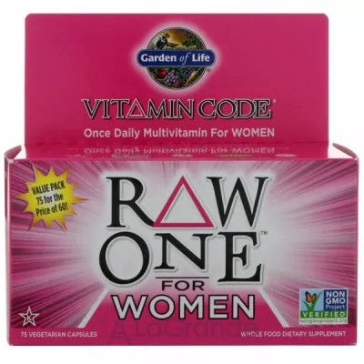 Garden of Life Vitamin Code Raw One for Women    