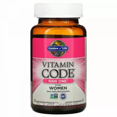 Garden of Life Vitamin Code Raw One for Women    