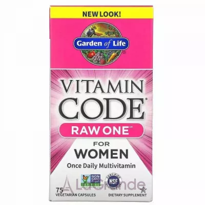 Garden of Life Vitamin Code Raw One for Women    