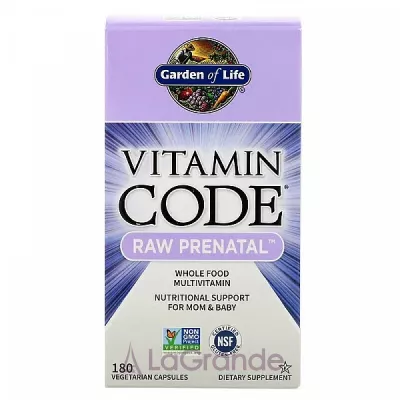 Garden of Life Vitamin Code RAW Prenatal    