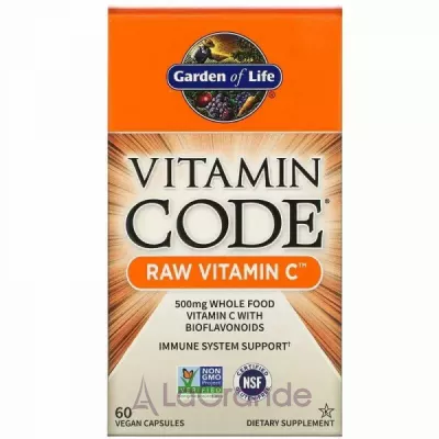 Garden of Life Vitamin Code Vitamin C  ³ 