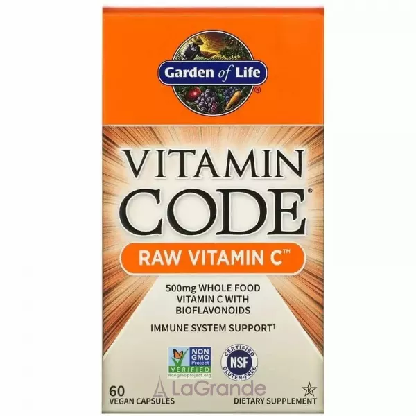 Garden of Life Vitamin Code Vitamin C ����� ³���� �