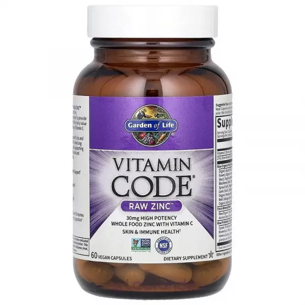 Garden of Life Vitamin Code Raw Zinc ����� ���� � ��������� �