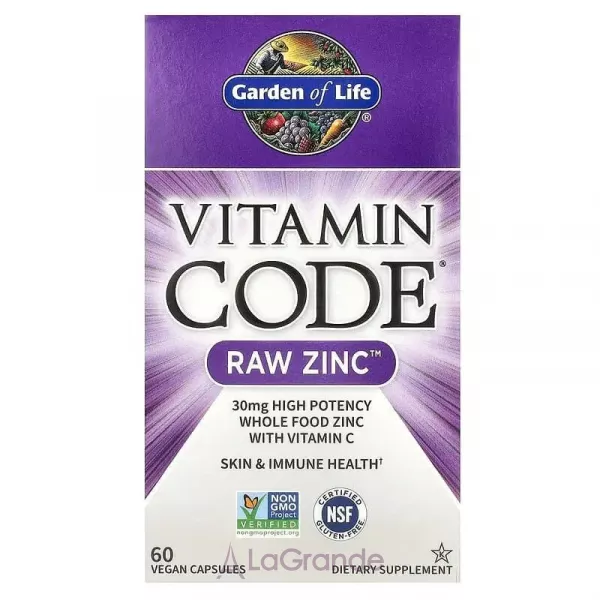 Garden of Life Vitamin Code Raw Zinc ����� ���� � ��������� �