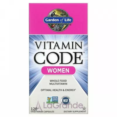 Garden of Life Vitamin Code Women    , 