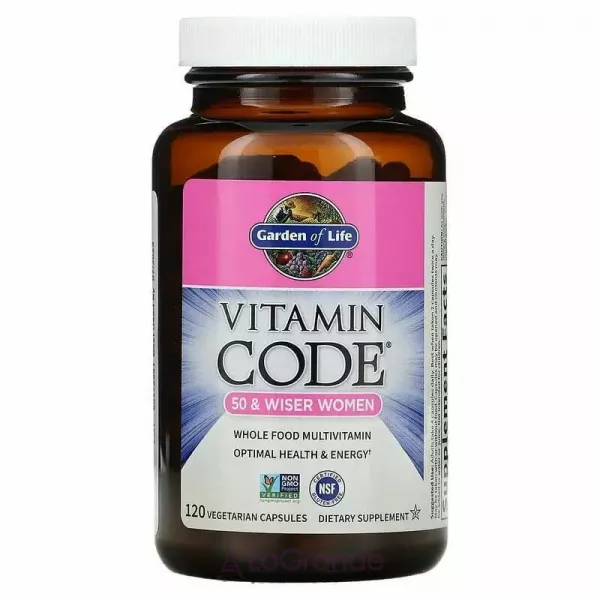 Garden of Life Vitamin Code 50 & Wiser Women ����� �������� ��� ������ 50+